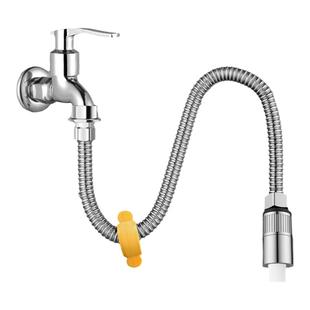 卫生间万向加长水龙头延伸器可定型带开关防溅神器接延长水管软管