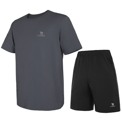 骆驼瑜伽运动套装男女款两件套装