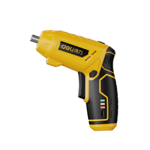 得力电动螺丝刀充电式家用起子机小型螺丝枪多功能电批锂电手电钻