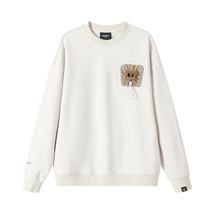 Dangerouspeople薛之谦dsp躲藏小D圆领卫衣潮牌设计感百搭潮上衣