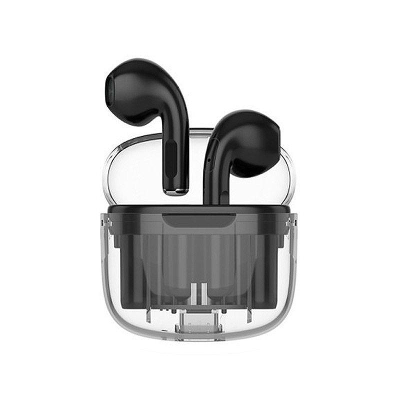 T11双耳TWS双边立体声耳机蓝牙5.3耳塞式防水运动降噪无线透明仓