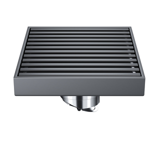 户外庭院地漏室外加大口径花园露天阳台75 110管专用防臭虫不锈钢