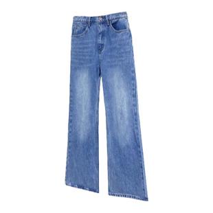 EDITIONSCOMMON 水洗复古猫须微喇蓝色牛仔裤517版型