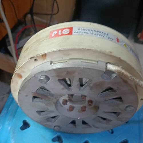PLC普立希磁粉制动器POC-100-10,电压24v，简单