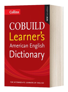 英文原版 Collins COBUILD Learner's American English Dictionary 柯林斯COBUILD美国英语学习词典 第三版 英文版 进口英语书籍
