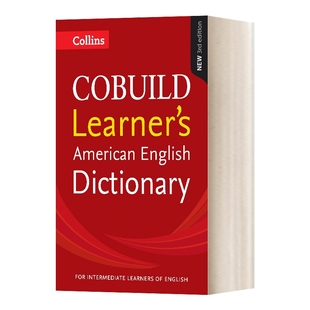 英文原版 Collins COBUILD Learner's American English Dictionary 柯林斯COBUILD美国英语学习词典 第三版 英文版 进口英语书籍
