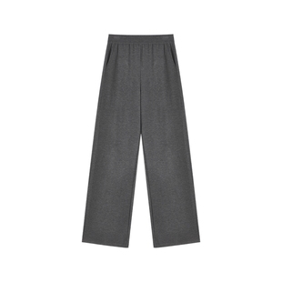 秋水伊人时尚阔腿休闲裤2025年冬季新款女装经典简约百搭高弹裤子