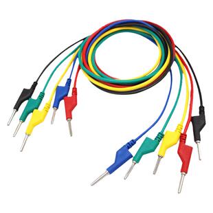 4mm双香蕉插头DCC电力测试连接导线大电流高压试验短接线电源线