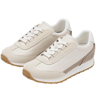 73hours女鞋提拉米苏2026春季新款软底增高德训鞋时尚运动休闲鞋