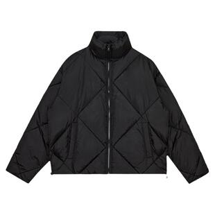 CLIMAX VISION新国标90绒厚款保暖菱形格羽绒服外套无性别面包服