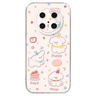 适用华为mate80pro手机壳女款mate70保护套硅胶40epro全包防摔60por软壳RS高级m50小狗meta透明pro+新款可爱