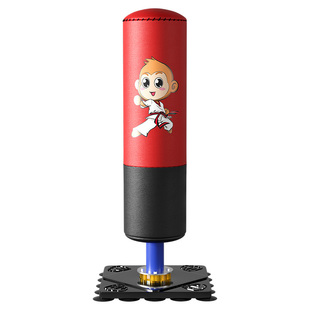 拳击沙袋家用儿童训练器材沙包立式锻炼不倒翁散打手套套装跆拳道