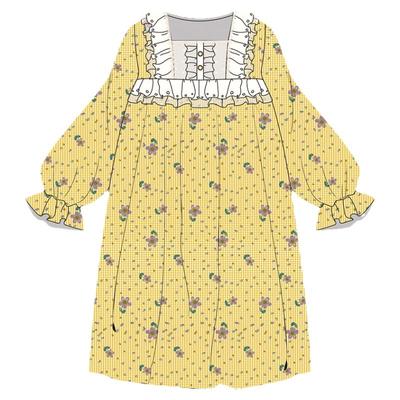 bananagirl春秋季睡衣女士长袖碎花甜美可外穿棉质韩版家居服套裙