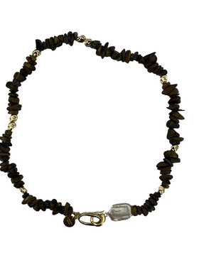 巴洛克珍珠虎眼石女美拉德项链