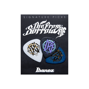 Ibanez官方旗舰店依班娜郁乐队签名款防滑聚醛树脂电吉他练习拨片