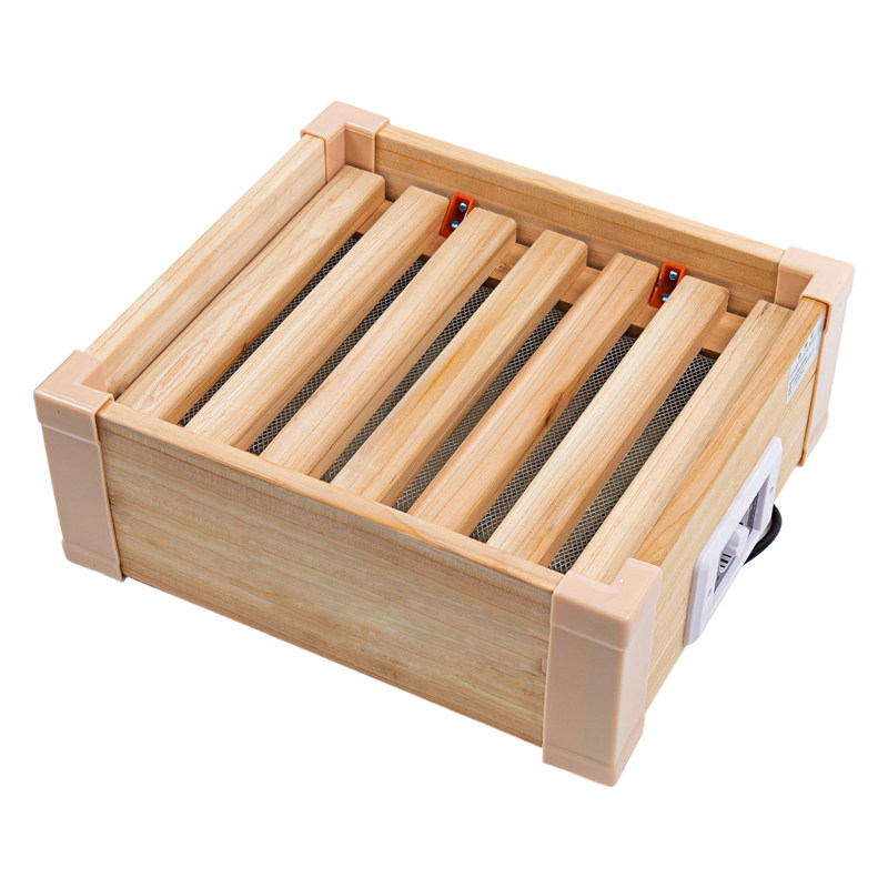 实木取暖器家用烤火箱暖脚神器烤脚烤火炉冬季客厅电火桶湖南火箱