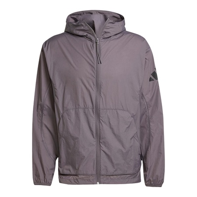 Adidas/阿迪达斯正品春秋季新款男士梭织透气休闲连帽外套JF3292
