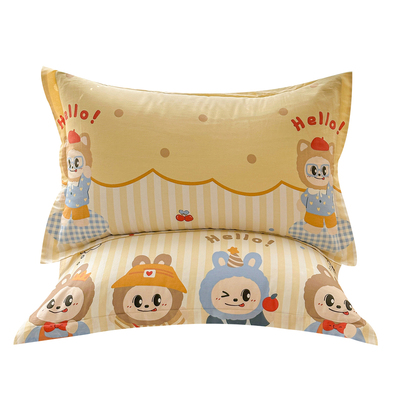 A类100%全棉枕套一对装48x74cm