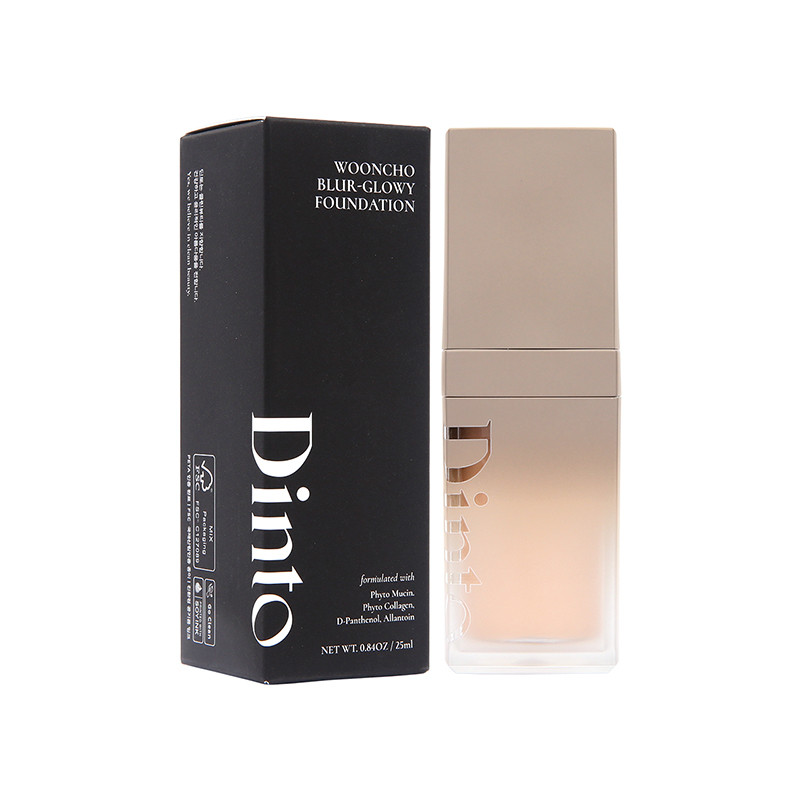 韩国DINTO粉底液25ml 哑光水润裸感轻薄底妆奶油肌遮瑕服帖不脱妆