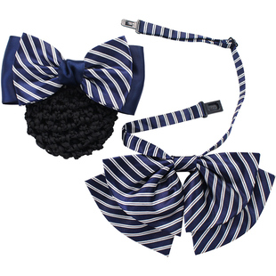 领花女职业银行邮政头花领结套装空姐高档配饰衬衫西装蝴蝶结领饰