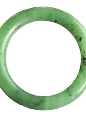 烟雨隆和斋珍藏天然碧玉粉青手镯