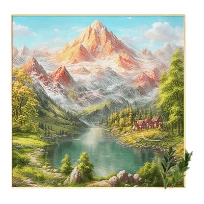 聚宝盆入户玄关装饰画走廊