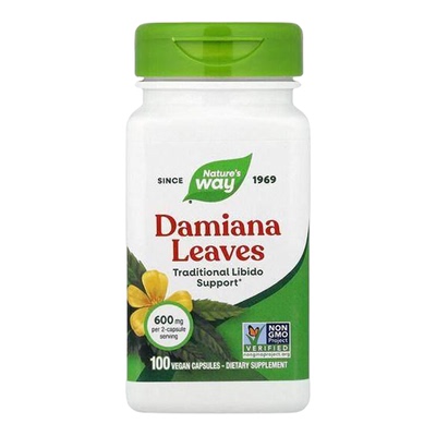 Nature'sWay达米阿那叶天然草本补充剂男性耐力帮助