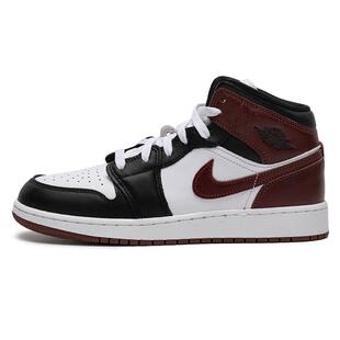 NIKE耐克女板鞋26春季新款红色AJ1中帮复古运动休闲篮球鞋HF3193