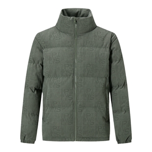 七匹狼短款灯芯绒羽绒服男士2025新款冬季加厚保暖立领外套男装潮