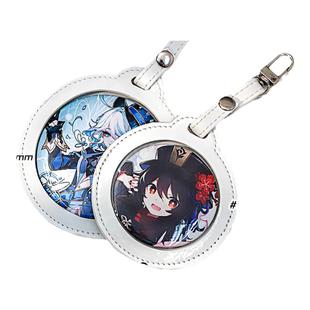 吧唧保护套58 75mm圆形外出透明收纳展示原神小食量徽章痛包挂件