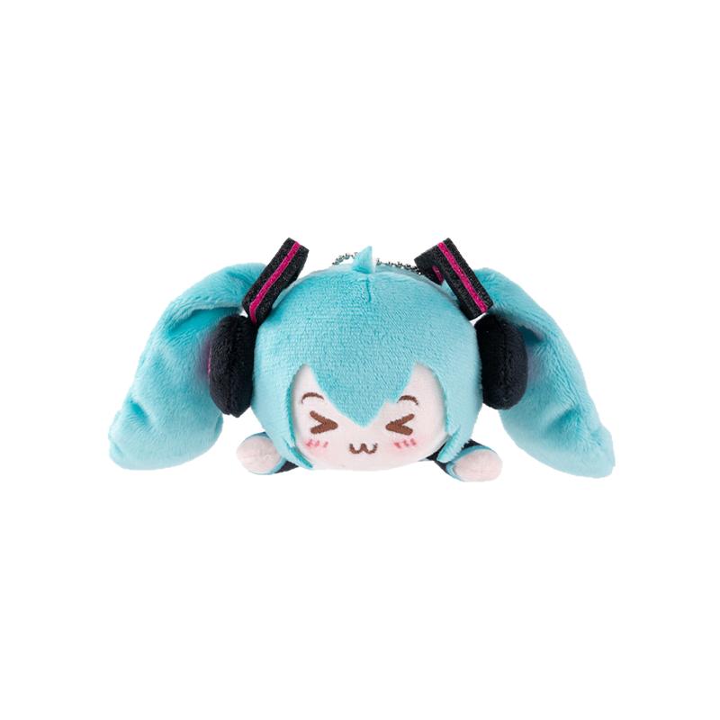 moeyu初音未来眯眯眼超可爱毛绒公仔磁铁挂件钥匙扣MIKU官方周边