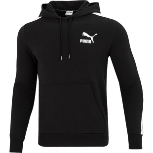 Puma/彪马正品Iconic T7 Hoodie FT男子连帽卫衣531354-01