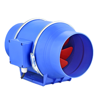 12寸管道风机强力静音厨房排油烟工业抽风机大功率排气换气扇商用