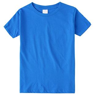 定制儿童t恤纯棉圆领短袖文化衫幼儿园小学生班服印照片字polo衫