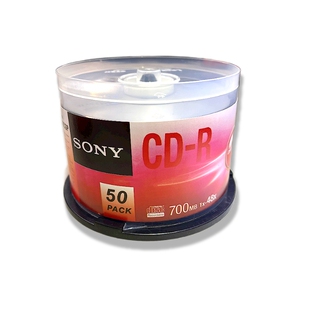 sony/索尼CD/DVD刻录光盘 700MB空白光碟 50片装送袋子包邮含税