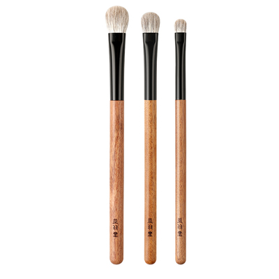 凤羽堂化妆刷稚羽系列Y213扁圆头动物毛眼影刷铺色刷上色刷细节刷