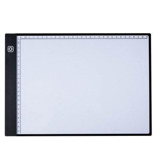 空色A4拷贝台板画画临摹板儿童绘图led描字板拓图板线钻石画均匀发光板制图拓图板描字透光板练字书法透写台