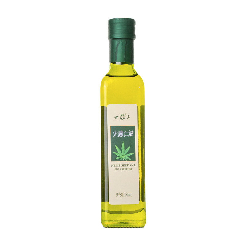 火麻油初榨有机食用油火麻仁油250ml正品火麻籽脱壳植物物理冷榨