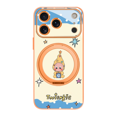 星星人磁吸支架支点壳适用于苹果