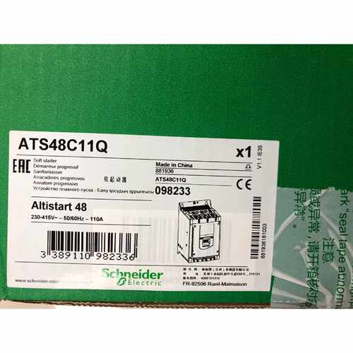 议价施耐德软启动器ATS48C11Q 全新原装正品 现货  行货