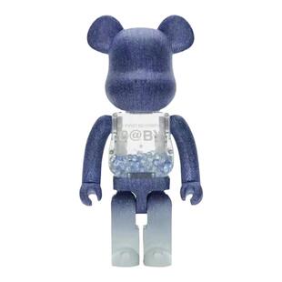 Bearbrick牛仔单宁千秋1000%积木熊BE@RBRICK暴力熊INNERSECT