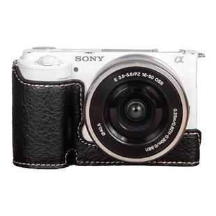 索尼ZVE10M2相机包a6700保护套a7m4皮壳a7c底座a7r5a6400配件二代