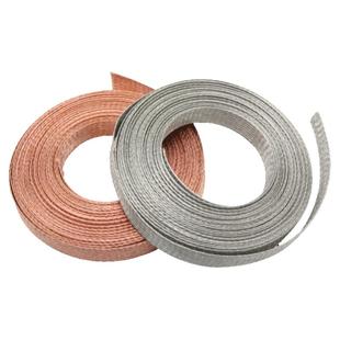 铜编织带纯铜屏蔽网伸缩铜网抗电磁干扰2~28mm紫铜镀锡铜金属网管