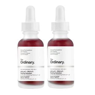 2瓶The Ordinary果酸水杨酸焕肤面膜淡化痘印去角质闭口粉刺祛痘