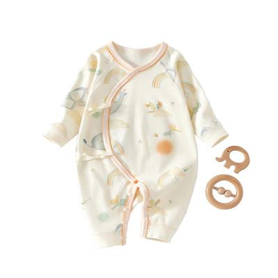 温巢新生婴儿衣服秋季纯棉连体衣