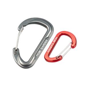 牧高笛户外露营D型铝合金钥匙扣背包水瓶扣多功能挂扣登山扣挂钩