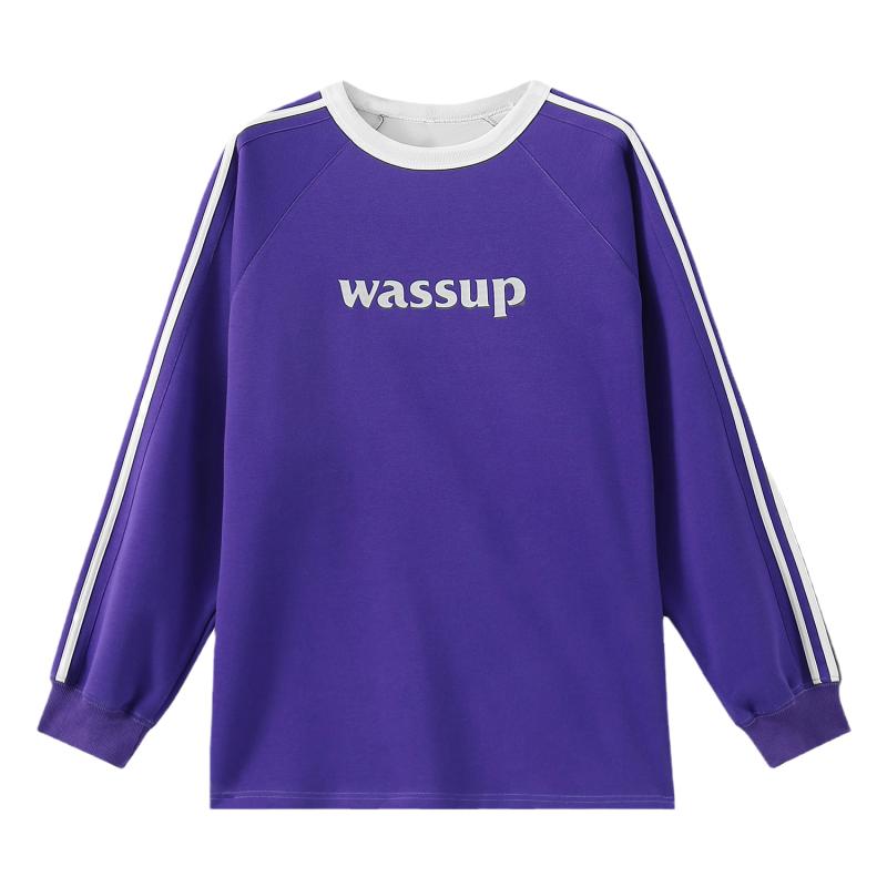 条纹情侣上衣WASSUPHEODS