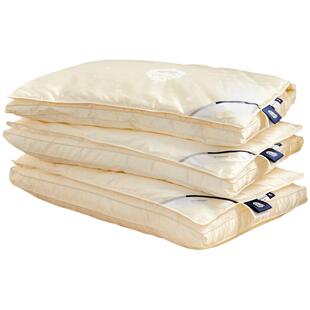 梦洁宝贝儿童蚕丝枕幼儿园低枕0-1-3-6-10岁宝宝小学生蚕丝枕头