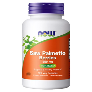 NOW诺奥锯棕榈浆果提取物saw palmetto胶囊男性腺尿健康550mg进口