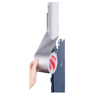 强粘单面防风布基胶带冬季封窗防风防寒保暖神器红黄蓝绿黑白棕银铝合金塑钢门窗缝隙挡风条窗户推拉门密封条